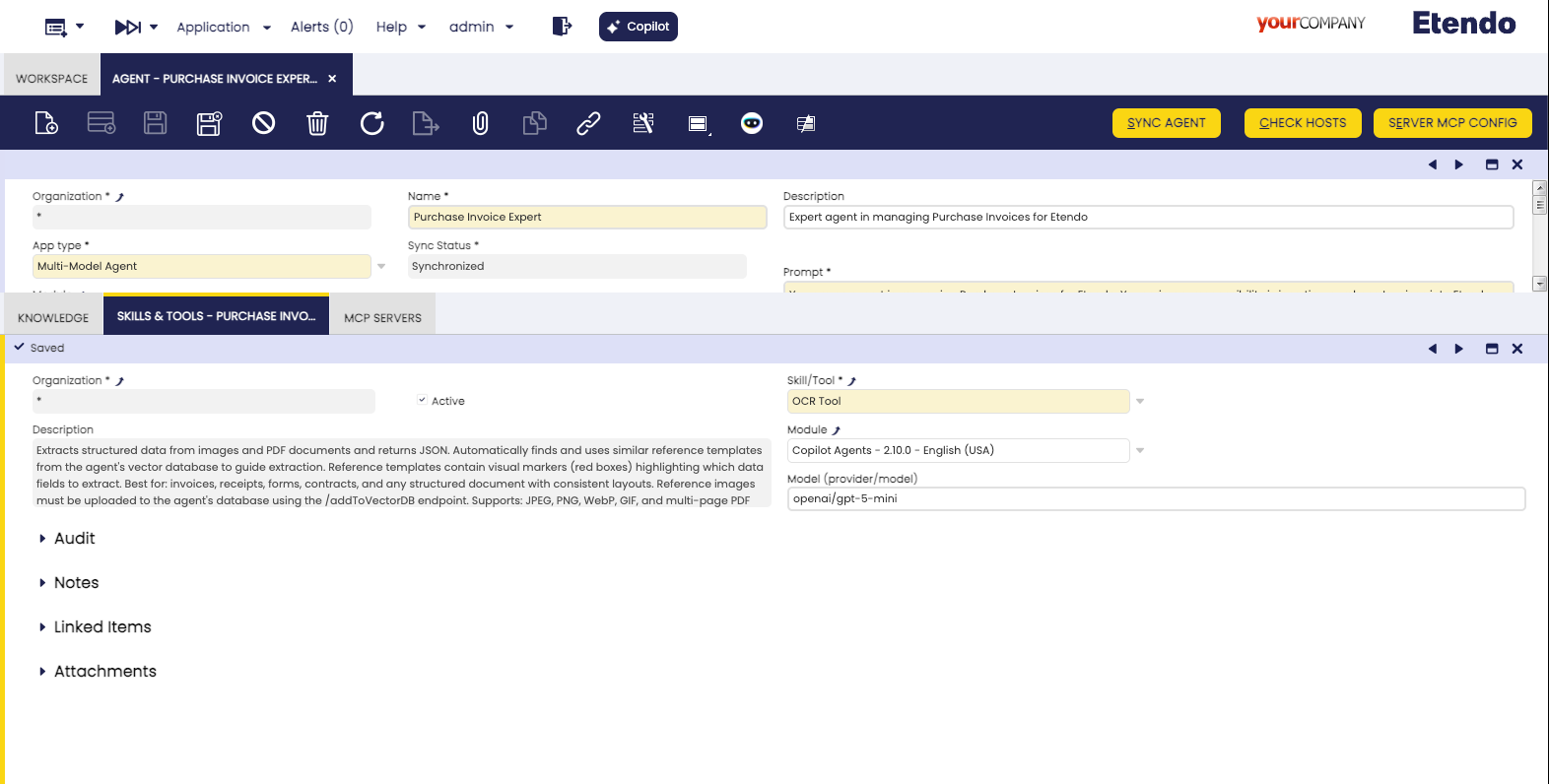 OCR Skills and Tools Model