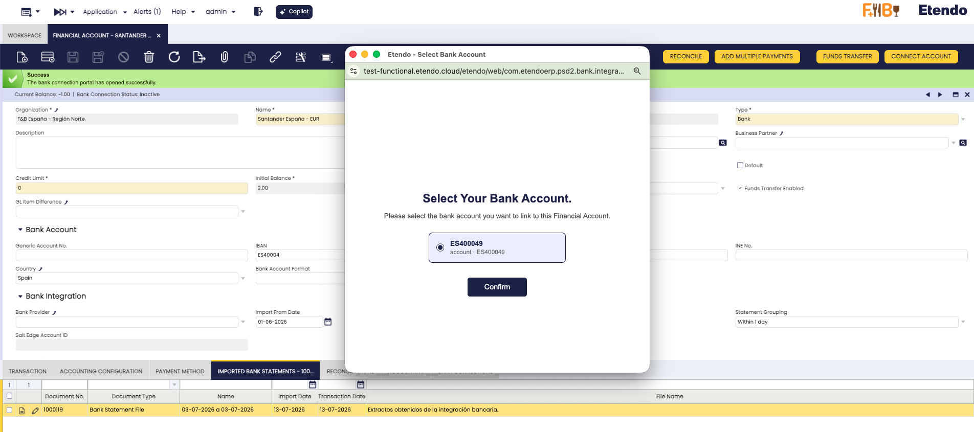 Select Account
